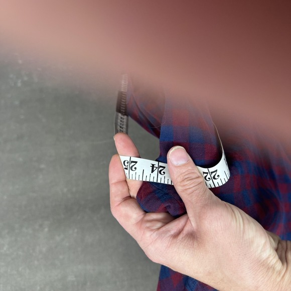 Bonobos Shirt Mens XL Red Blue Plaid Stretch Slim Fit Long Sleeve Casual Button - Picture 9 of 10